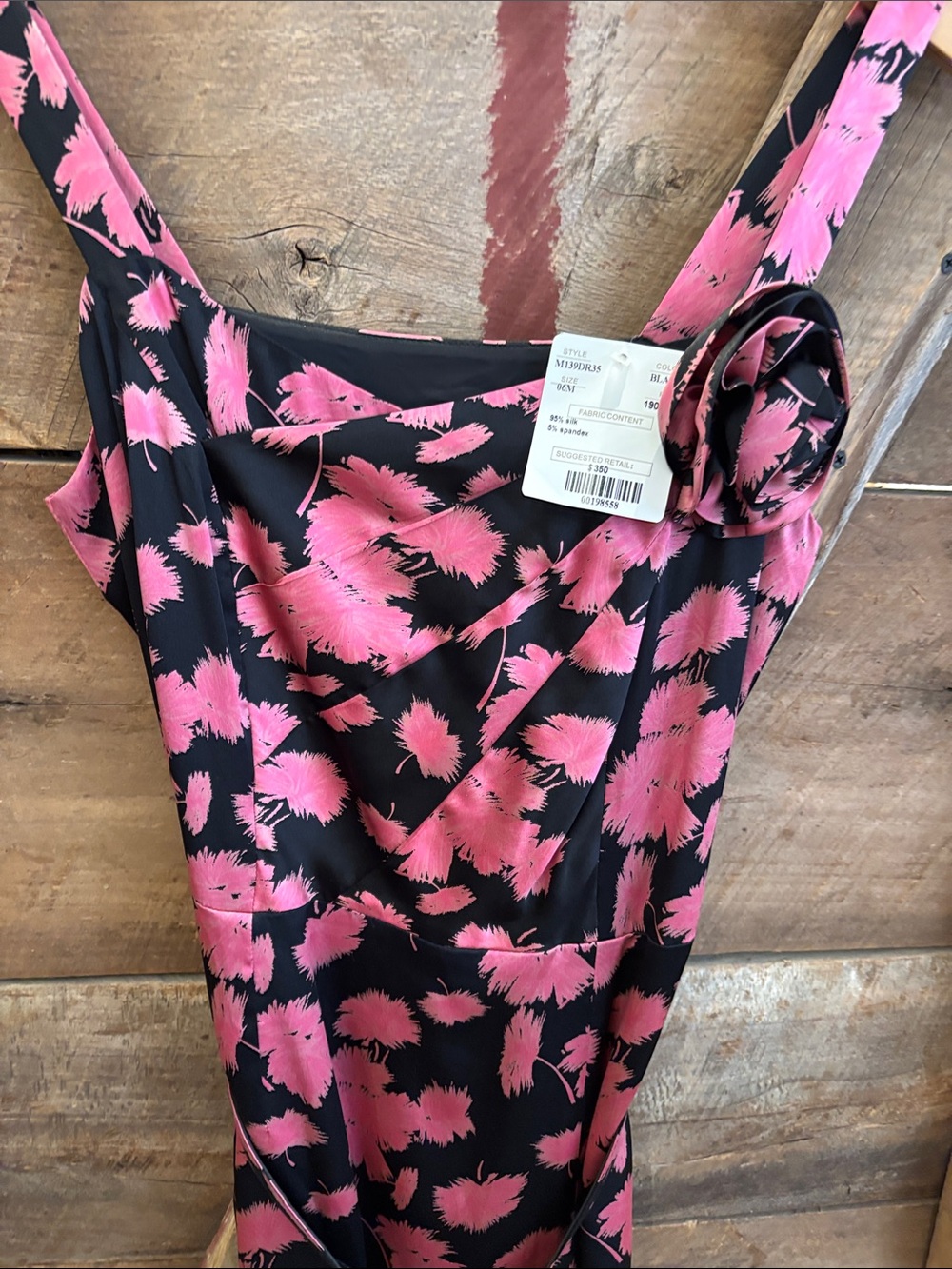 NWT Doncaster silk floral cocktail dress